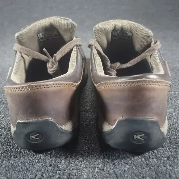 Keen Briggs Womens 9.5  Hiking Shoes Cascade Brown Leather Lace Up Walking - Picture 6 of 9